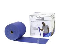CanDo Bande de Résistance en Rouleau 45,7 m - Bleue (Forte) - Bande de Résistance en Latex Naturel pour Physiothérapie et Ergothérapie