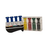CanDo Digi-Flex Multi Kit de Démarrage Progressif, Cadre d’Exercisateur de Main avec 8 Boutons de Résistance (4 Bleus, 1 Jaune, 1 Rouge, 1 Vert, 1 Noir)