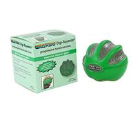 CanDo Digi-Squeeze Exerciceur de Main - Petite balle de renforcement de la prise en main, résistance modérée verte, outil pour la dextérité et la coordination des doigts