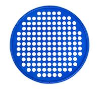 CanDo Exerciseur de Main à Faible Teneur en Poudre, Diamètre 35,56 cm, Bleu - Résistance Forte, Renforceur de la Main et des Doigts pour la Physiothérapie et l’Ergothérapie