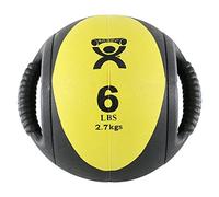 CanDo Médecine-Ball Cando Poignée Double Jaune 2,7 kg