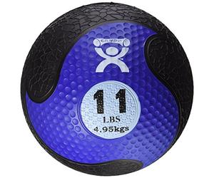 CanDo Médecine-Ball en Caoutchouc Bleu 4,95 kg