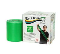 CanDo Sup-R Bande de Résistance Sans Latex en Rouleau 45,7 m - Verte (Résistance Moyenne) - Bande d’Exercice en TPE pour Fitness, Physiothérapie et Ergothérapie