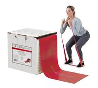 Cando Thera-Band Bande d'exercice sans Latex Rouge Taille M 22,9 m