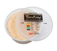CanDo TheraPutty antimicrobien - Pâte à malaxer - 450 g - beige (extra souple)
