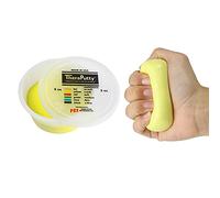 CanDo® TheraPutty antimicrobien - Pâte à malaxer - 85 g - jaune (super souple)