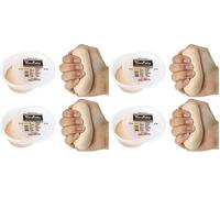 CanDo TheraPutty - Pâte à malaxer - 56 g - beige (extra souple) (Lot de 4)