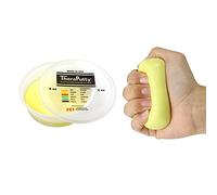 CanDo® TheraPutty antimicrobien - Pâte à malaxer - 113 g - jaune (super souple)