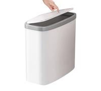 Candonnée étroite - High-end, salle de bains, salon, cuisine, chambre à coucher avec couvercle de poubelle décorative, poubelle avec couvercle | Réservoir de déchets pour la cuisine du bureau de cham
