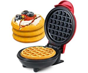 Candora Mini Waffle Maker for Individual Waffles,Hash Browns,Paninis,Lunch, Snacks,or Other on The go Breakfast