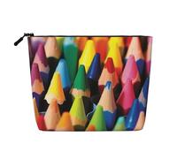 Candy and Lollipops Trousse de toilette pour femme, trousse de voyage portable, organiseur quotidien avec fermeture éclair, Crayons, Taille unique