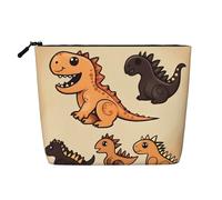 Candy and Lollipops Trousse de toilette pour femme, trousse de voyage portable, organiseur quotidien avec fermeture éclair, Dinosaure mignon 2, Taille unique