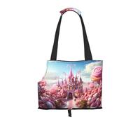 Candy and Magic Sac à bandoulière imprimé pour animal de compagnie, convient pour les petits chiens et chats, sac de courses et de voyage à double usage