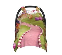 Candy Beautiful Land Housse de siège de voiture pour bébé, multi-usage, respirante, pour maman, poussette douce, pare-soleil pour nouveau-né
