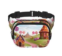 Candy Beautiful Land Sac banane léger pour femme et homme pour course à pied, entraînement, randonnée, voyage