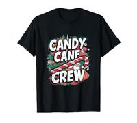 Candy Cane Crew Ensemble de Bonbons de Noël Assortis T-Shirt Graphique avec Valeur