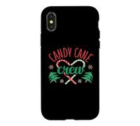 Candy Cane Crew Joyeux Noël, Amateur de Nourriture, Foodie Xmas Sweet Coque pour iPhone X/XS