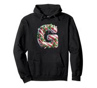 Candy Cane Holly Lettre G Winter Design Sweat à Capuche