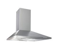 Candy CCE116/1X Hotte aspirante 60 cm, 3 Niveaux de Puissance, capacité d'extraction 305 m3/h, lumières LED, Panneaux Anti-Graisse, filtres Carbone, 67 W, 62 DB, INOX