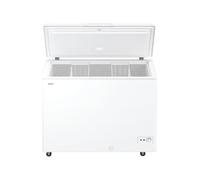 Candy CCHH 3012E Congélateur horizontal, largeur 111 cm, 300 L, moteur inverseur, 2 paniers, contrôle mécanique de la température, éclairage LED, poignée intégrée, porte verrouillable, 35 dB, blanc