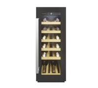 Candy CCVB30 Cave à Boissons Vin Encastrable 19 Bouteilles 6 Étagères Noir [EEK: F]