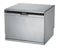 Candy CDCP 6S Mini lave-vaisselle de table - Posable, 6 couverts, Compact, 55x50x43,8 cm, Acier inoxydable
