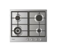 CANDY CDIH6GBFE4WX Plan De Cuisson Gaz 60Cm 4 Feux Inox Acier Inoxydable