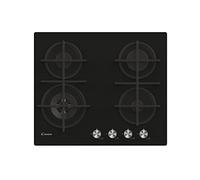 Plaque gaz Candy Plaque Gaz CDK6GF4WEKB 33802752 9450W 4 Feux Verre Fonte Noir