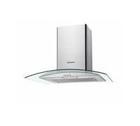 Candy CGM64/1X - Hotte - hotte décorative - largeur : 59.5 cm - profondeur : 50 cm - evacuation & recyclage - avec moteur interne - inox