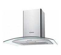Candy CGM64/1X - Hotte - hotte décorative - largeur : 59.5 cm - profondeur : 50 cm - evacuation & recyclage - avec moteur interne - inox Inox G