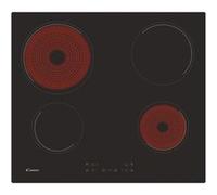 CANDY CH64CCB Plaque de cuisson vitrocéramique - 4 zones - 6500 W - L 56 x P 49 cm - Noir Neutre G