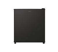 Candy CHASD4351EBC Mini réfrigérateur, bas comptoir, largeur 44,5 cm, hauteur 51 cm, capacité 43 L, 2 étagères de la porte, contrôle interne mécanique de la température, éclairage LED, 37 dB, noir