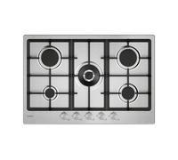 CANDY CHG74WTX Plan De Cuisson Gaz Inox 75 Cm 5 Feux Intégrable