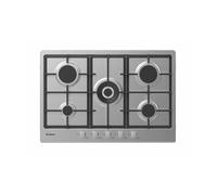 Candy CHG74WX Plaque de cuisson encastrable 75 cm Gaz 5 feux Inox