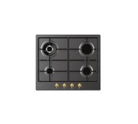 Candy Chw6Br4Wgtgh Plaques de cuisson | Grilles émaillées, brûleur double couronne, 59,5 x 51 x 1 cm, CHW 6 BR4WGTGH
