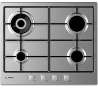 CANDY CHW6BR4WPX Table De Cuisson 4 Brûleurs 60 CM En Acier Inox