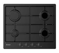 CANDY CHW6BRBB 59CM 4-BURNER BLACK GAS HOB 33801972