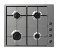 Candy Idea CHW6LBX Acier inoxydable Intégré 56 cm Gaz 4 zone(s)