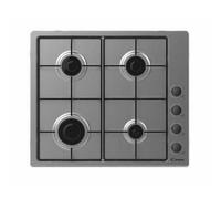CANDY CHW6LBX Piano De Cuisson 60Cm 4 Feux Gaz Inox