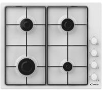 Candy CHW6LWW Table de Cuisson 4 Brûleurs Gaz 60CM Blanc
