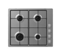 Candy Idea CHW6LX Acier inoxydable Intégré 60 cm Gaz 4 zone(s)