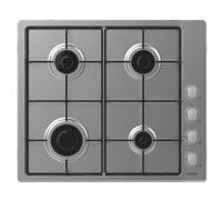 Candy CHW6LX Table de cuisson au gaz Acier inoxydable - 4 foyers