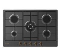 Candy CHW74WGTGH Table de Cuisson 5 Regions Double Couronne Doré Anthracite