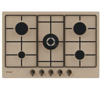 Table de cuisson au gaz - Candy - CHW7AV4WGT - 5 brûleurs - Couleur avoine - Énergie gaz
