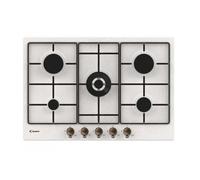 Candy CHW7AV4WGT Avoine Table de Cuisson A Gaz 75CM 5 Feux Grilles Email