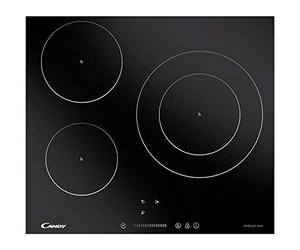 Candy civs677 dessus de inducción-slide Touch, verre céramique, noir