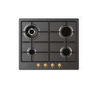 Candy Classic CHW6BR4WGTGH Anthracite Encastrable 59 cm Gaz 4 Brûleurs