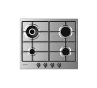 Candy Classic CHW6BR4WTX Table de cuisson à gaz encastrable 4 brûleurs en acier inoxydable