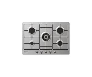 Candy Classic CHW74WTX Plaque de cuisson encastrable 75 cm Gaz 5 feux Acier inoxydable