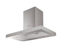 Candy CMBI 970 LX Wall-mounted cooker hood 750m³/h Acier inoxydable hotte - Hottes (750 m³/h, Conduit, 64 dB, Monté au mur, Acier inoxydable, boutons)